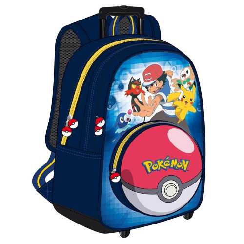 mochila con ruedas pokemon