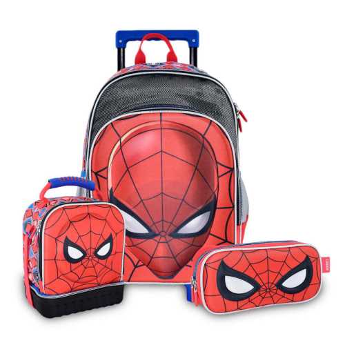 mochila de ruedas spiderman