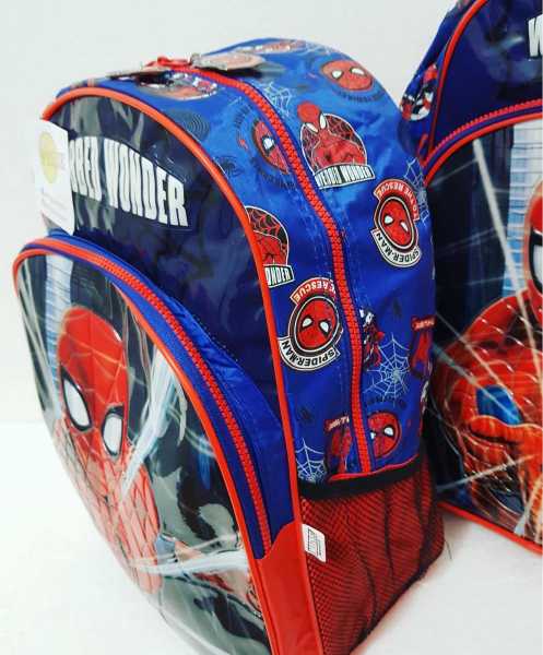 mochila escolar spiderman