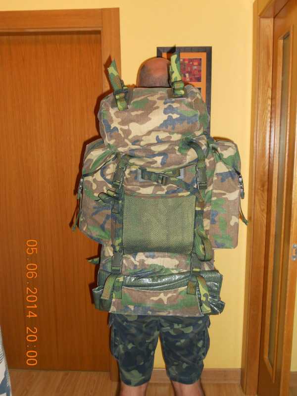 mochila militar ejército español